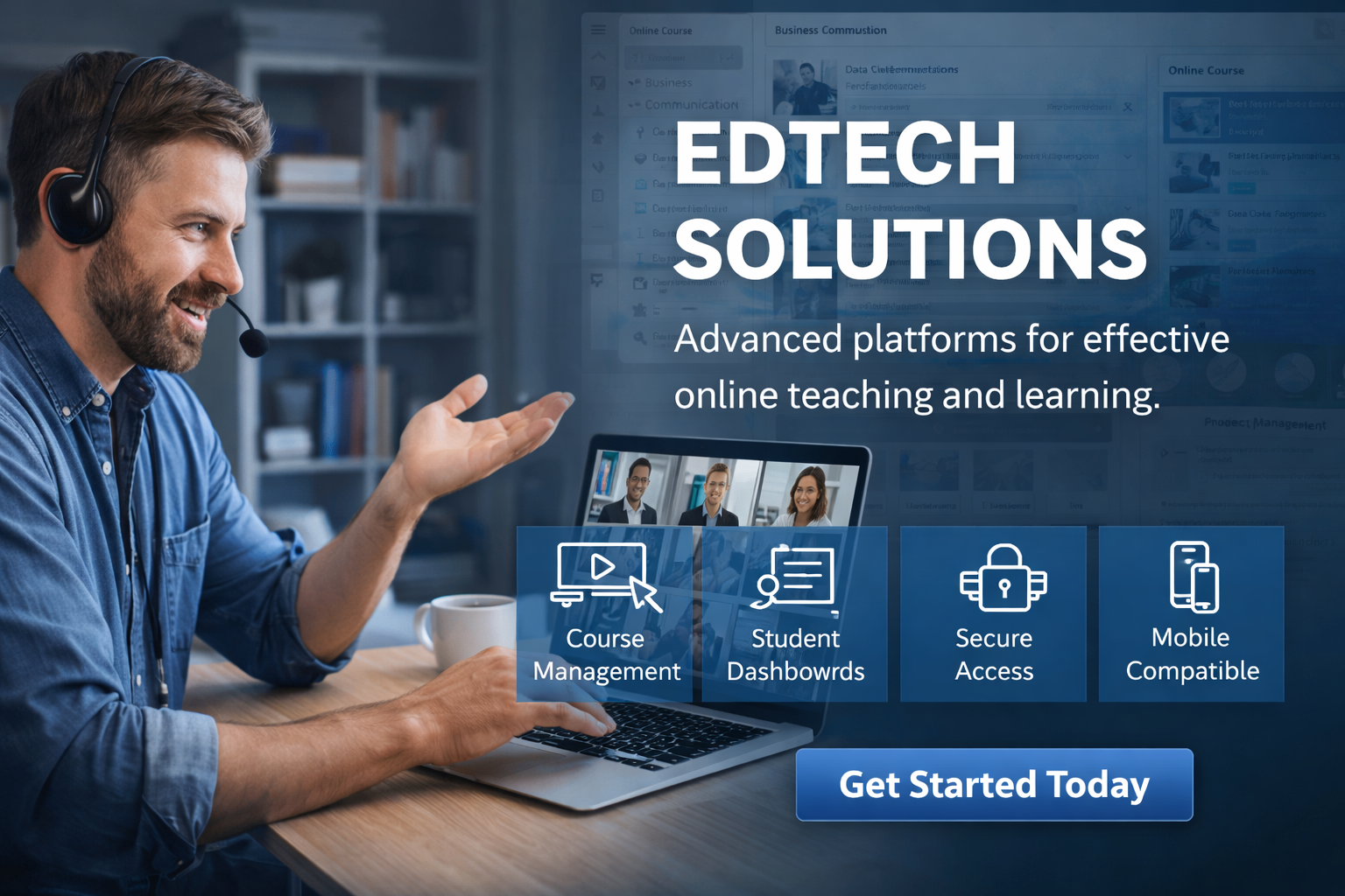 edtech online learning lms learning management system